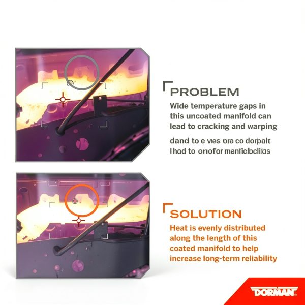 Exhaust Manifold Dorman Right Side Upgrade Design-1