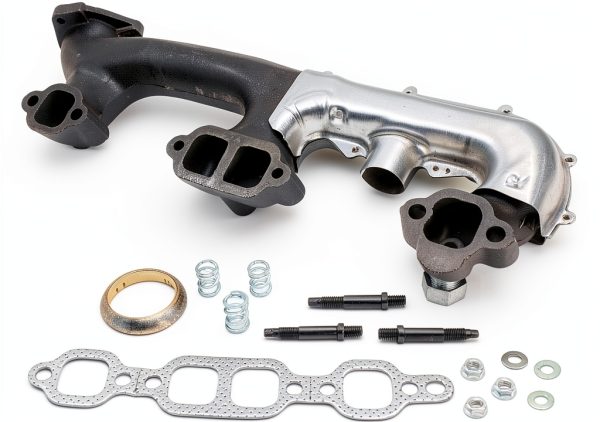 AngyMeck Exhaust Manifold Cast Iron Automotive Replacement-5