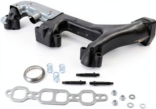 AngyMeck Exhaust Manifold Cast Iron Automotive Replacement-4
