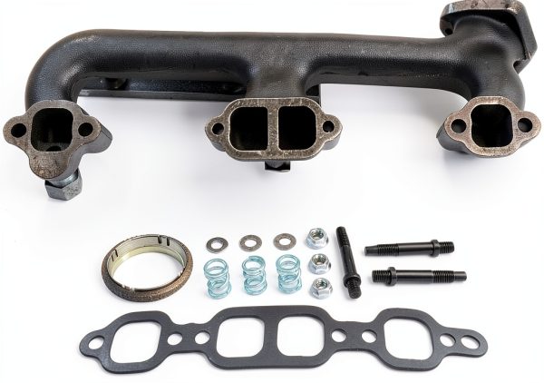 AngyMeck Exhaust Manifold Cast Iron Automotive Replacement-3
