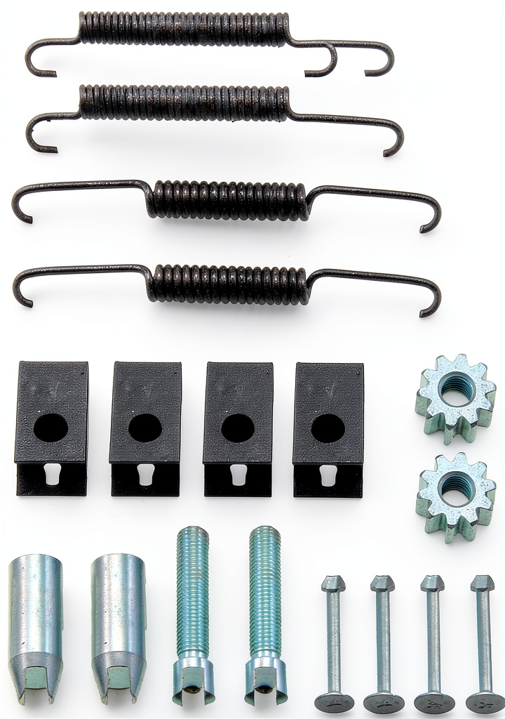 Installing Dorman parking brake hardware kit in a vehicle rear brake assembly