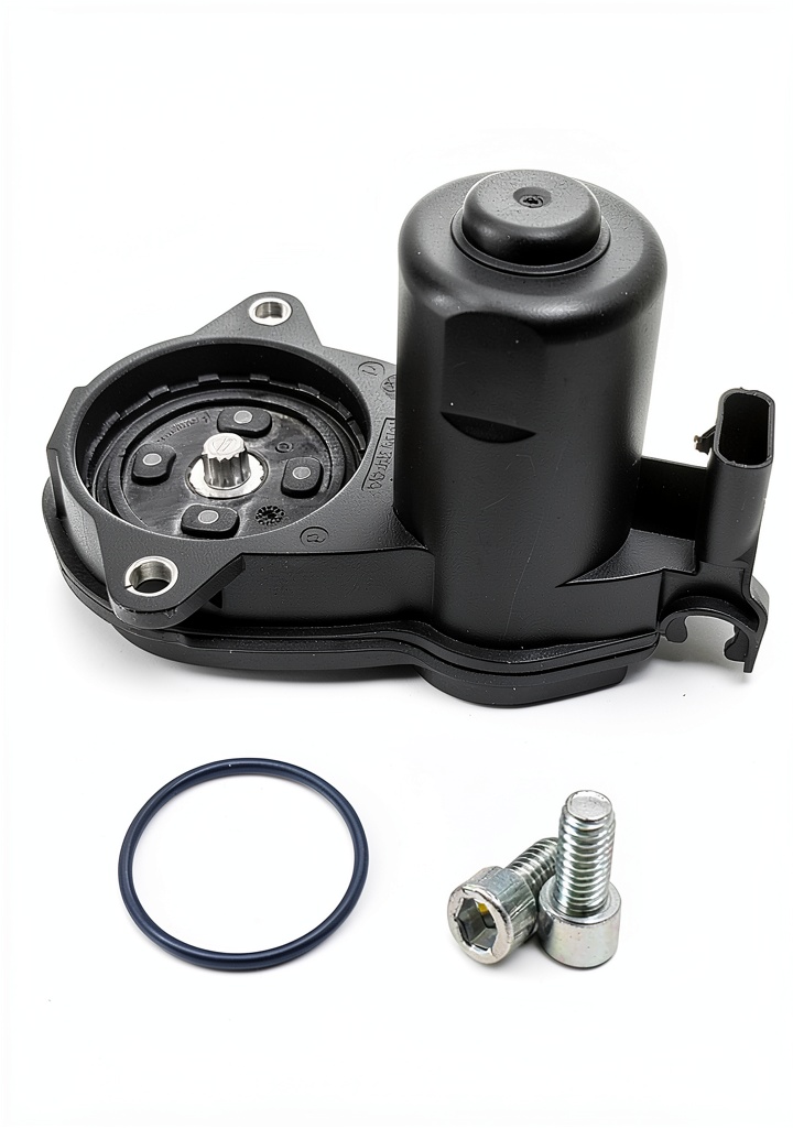 Installing AMCC parking brake servo motor on a Mercedes-Benz W166