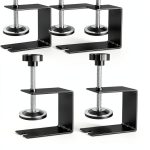 JEEJINYAN C-Clamp 6pcs Black Modern Cold‑Rolled Steel Clamp JJ023c-0