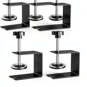 JEEJINYAN C-Clamp 6pcs Black Modern Cold‑Rolled Steel Clamp JJ023c-0