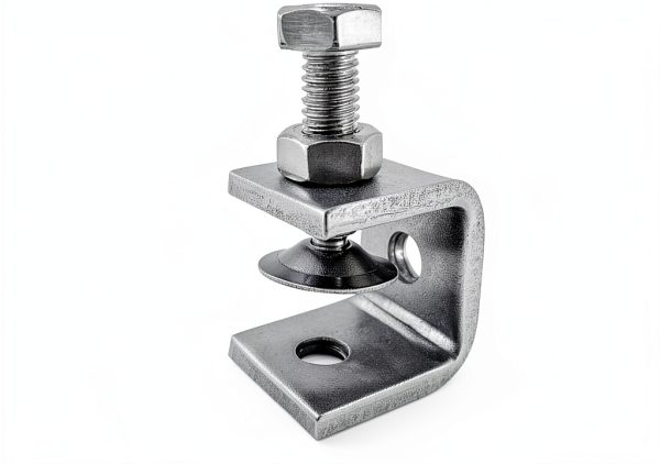 Heavy Duty C-Clamp Hozzwhoo Stainless Steel 22mm Silver Model 240003-1