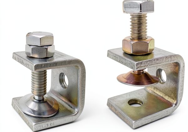 Heavy Duty C-Clamp Hozzwhoo Stainless Steel 22mm Silver Model 240003-2