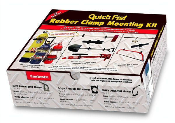 C Clamp Quick Fist Heavy Duty C-Clamp Kit of 8 Black 11.75in-0