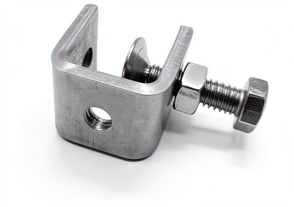 Heavy Duty C-Clamp Hozzwhoo Stainless Steel 22mm Silver Model 240003-5