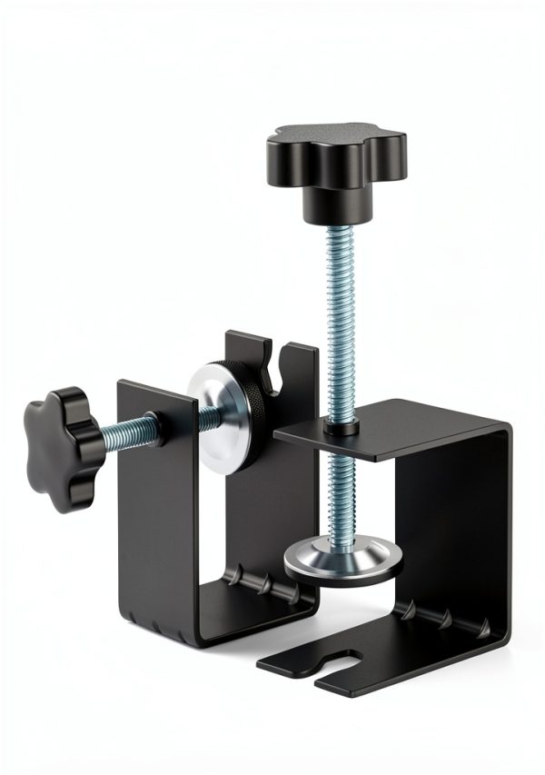 JEEJINYAN C-Clamp 6pcs Black Modern Cold‑Rolled Steel Clamp JJ023c-5