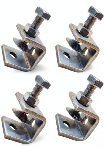 Heavy Duty C-Clamp Hozzwhoo Stainless Steel 22mm Silver Model 240003-0