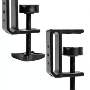 VIVO Aluminum C-Clamp with 1/4-20 & 3/8-16 Socket, 2 Pack Black-0