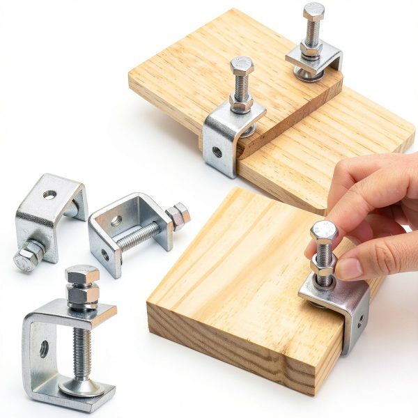 304 Stainless Steel C Clamps Nagpew Mini Tiger Set 10pcs Wide Jaw-5