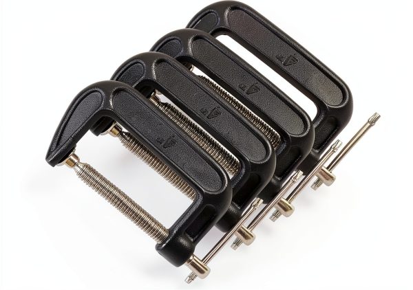 4 Inch C Clamp Heavy Duty Steel Set by Zeromall 4PC Strength-0