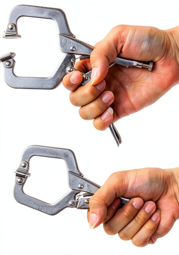 6 Inch C Clamp Locking Pincers Welding Table Vice Grips – 2pcs Set-1