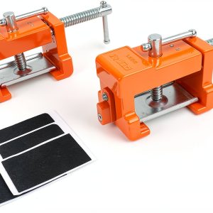 Cabinet Claw by PONY 8510BP 2-Pack Orange Aluminum C‑Clamp-0
