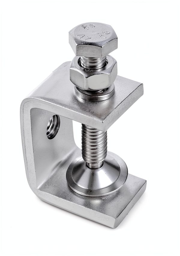 304 Stainless Steel C Clamps Nagpew Mini Tiger Set 10pcs Wide Jaw-1