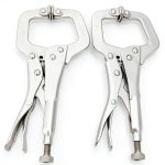 6 Inch C Clamp Locking Pincers Welding Table Vice Grips – 2pcs Set-0