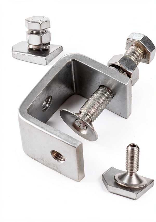 304 Stainless Steel C Clamps Nagpew Mini Tiger Set 10pcs Wide Jaw-2