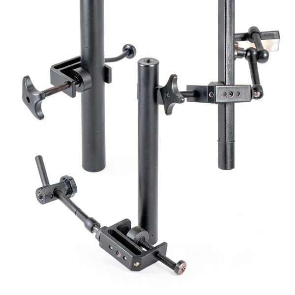 VIVO Aluminum C-Clamp with 1/4-20 & 3/8-16 Socket, 2 Pack Black-5