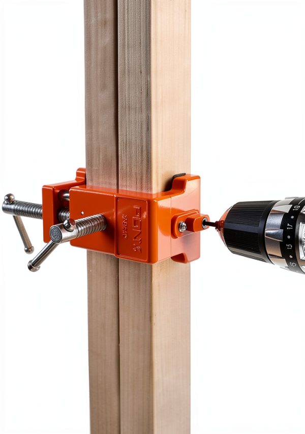 Cabinet Claw by PONY 8510BP 2-Pack Orange Aluminum C‑Clamp-3